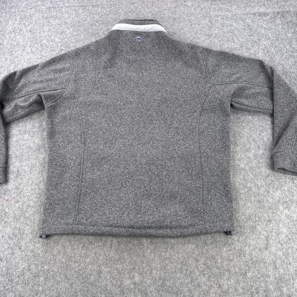 Peter Millar Jacket Mens XL Gray Fleece Full Zip Stand Collar Pockets MF18EZ34 - Picture 7 of 12